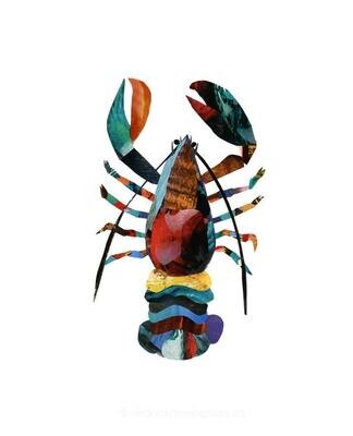 Lobster Collage Print
