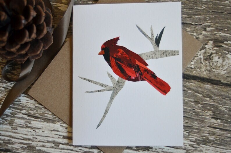 Cardinal Card - Angela Doak
