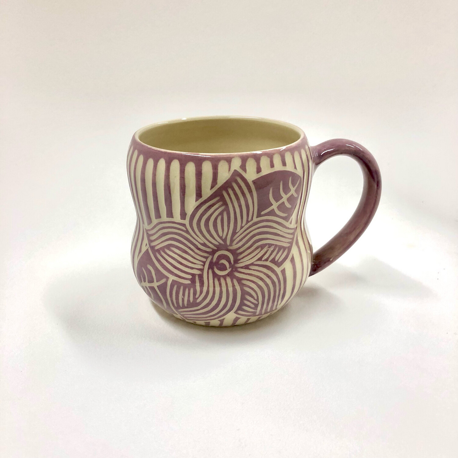 Lavender Mayflower Mug- KG Ceramics