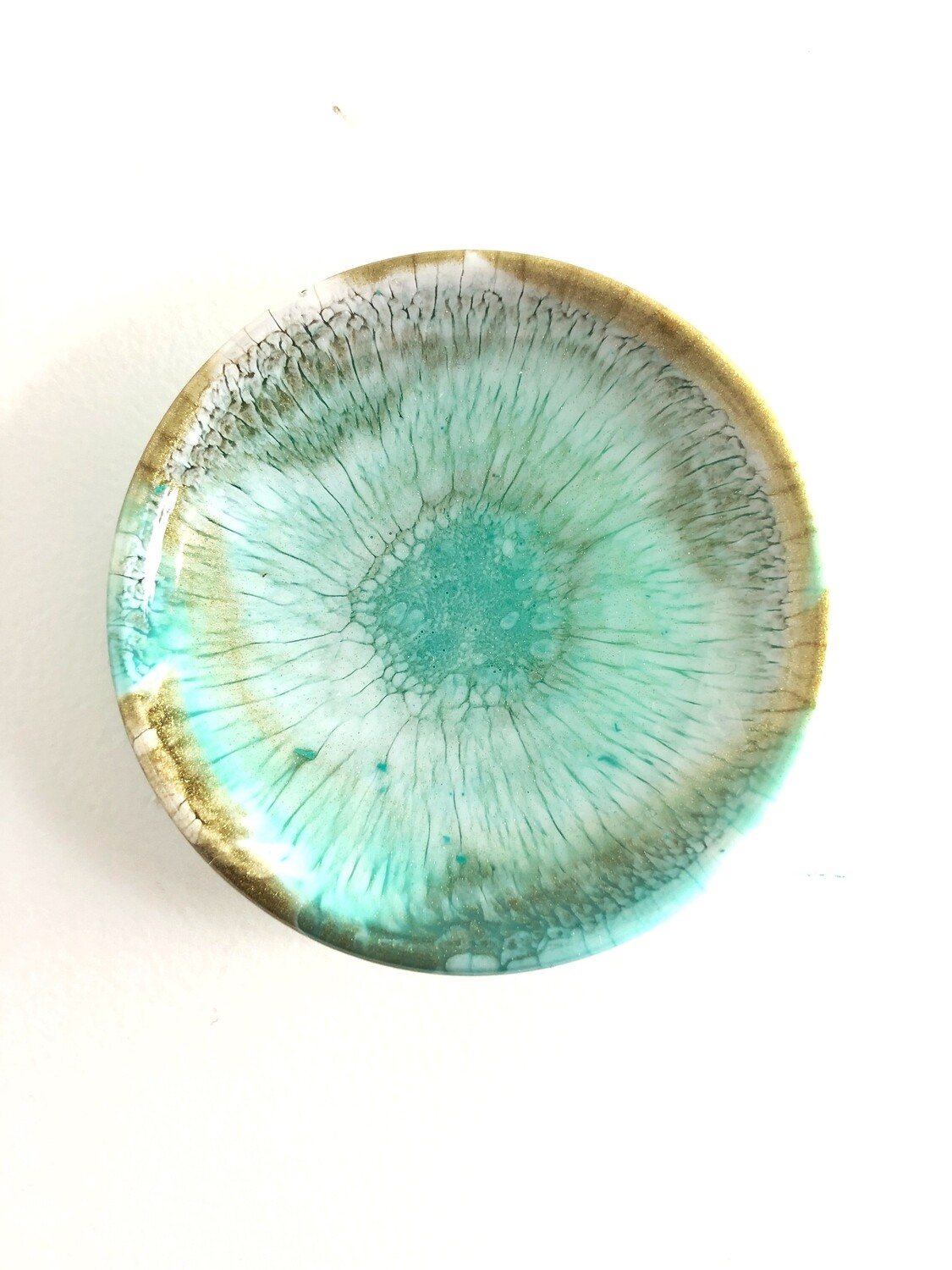 Sea Flower Round Resin Dish 