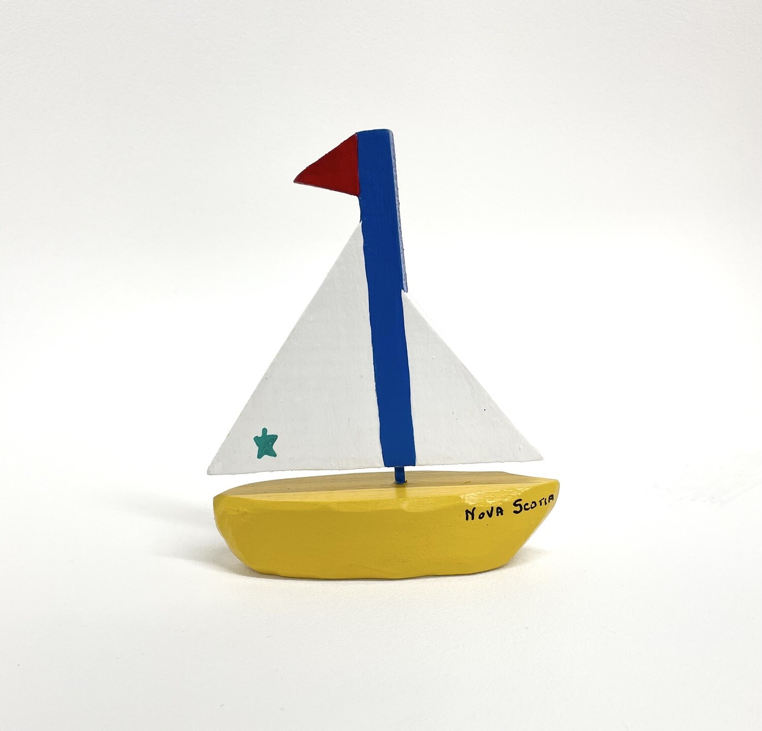 Small Yellow Sailboat Timberdoodle