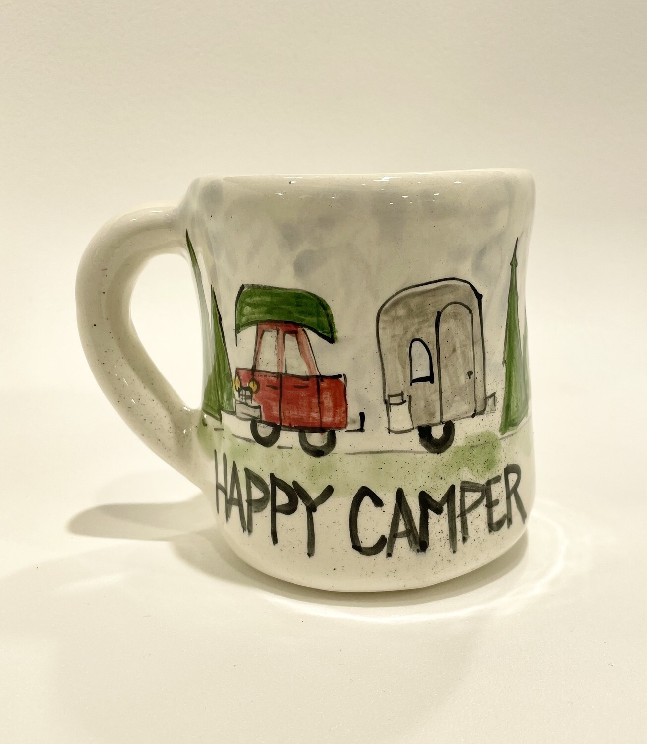 Happy Camper Mug Left Handed - Clayton Dickson 