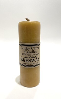 Smooth Beeswax Candle 2x6
