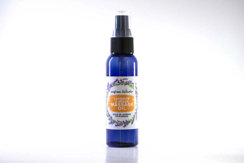Lavender and Argan Massage Oil- Seafoam Lavender 