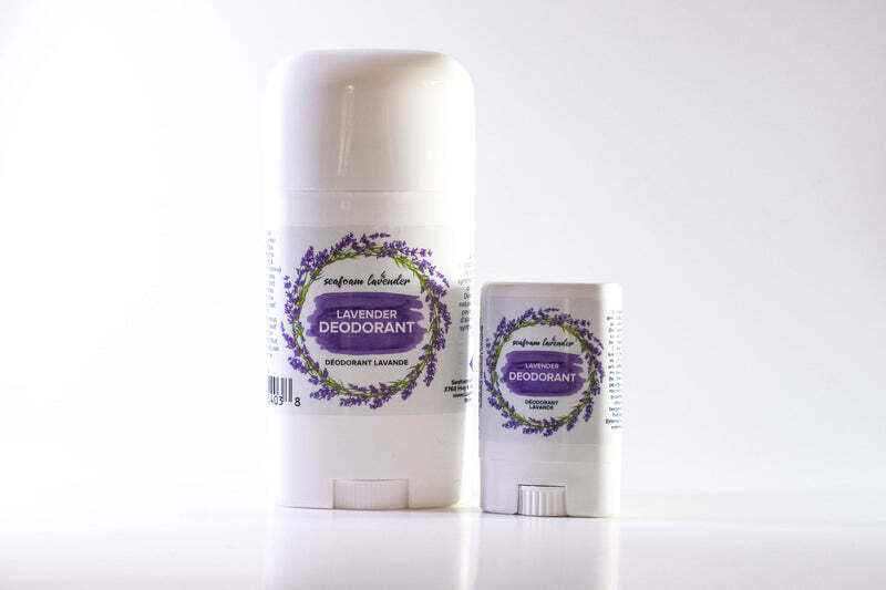 Travel Sized Lavender Deodorant- Seafoam Lavender 
