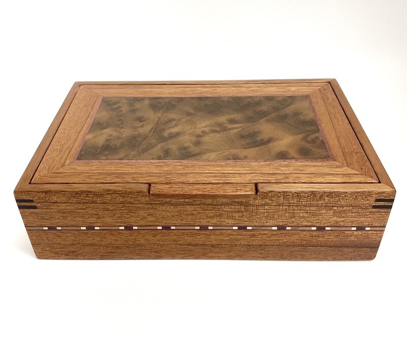Large Mahogany Jewellery Box- Tam Flemming