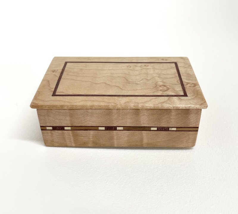 Small Birdseye Maple Mini Box- Tam Flemming 