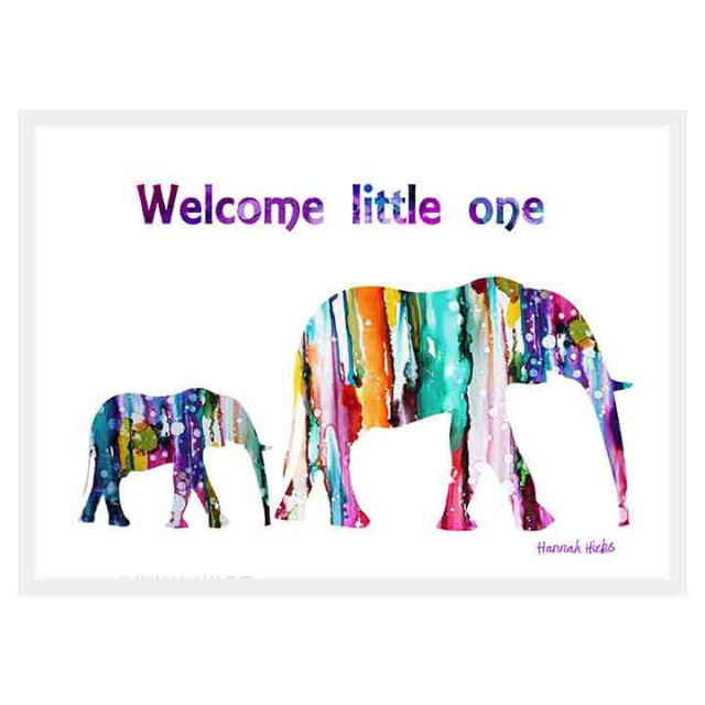 Welcome Little One Card- Hannah Hicks