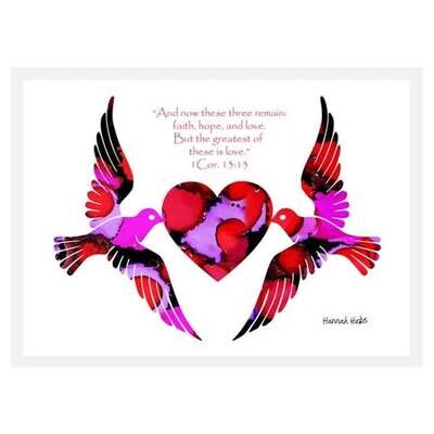 Dove Wedding Card- Hannah Hicks 