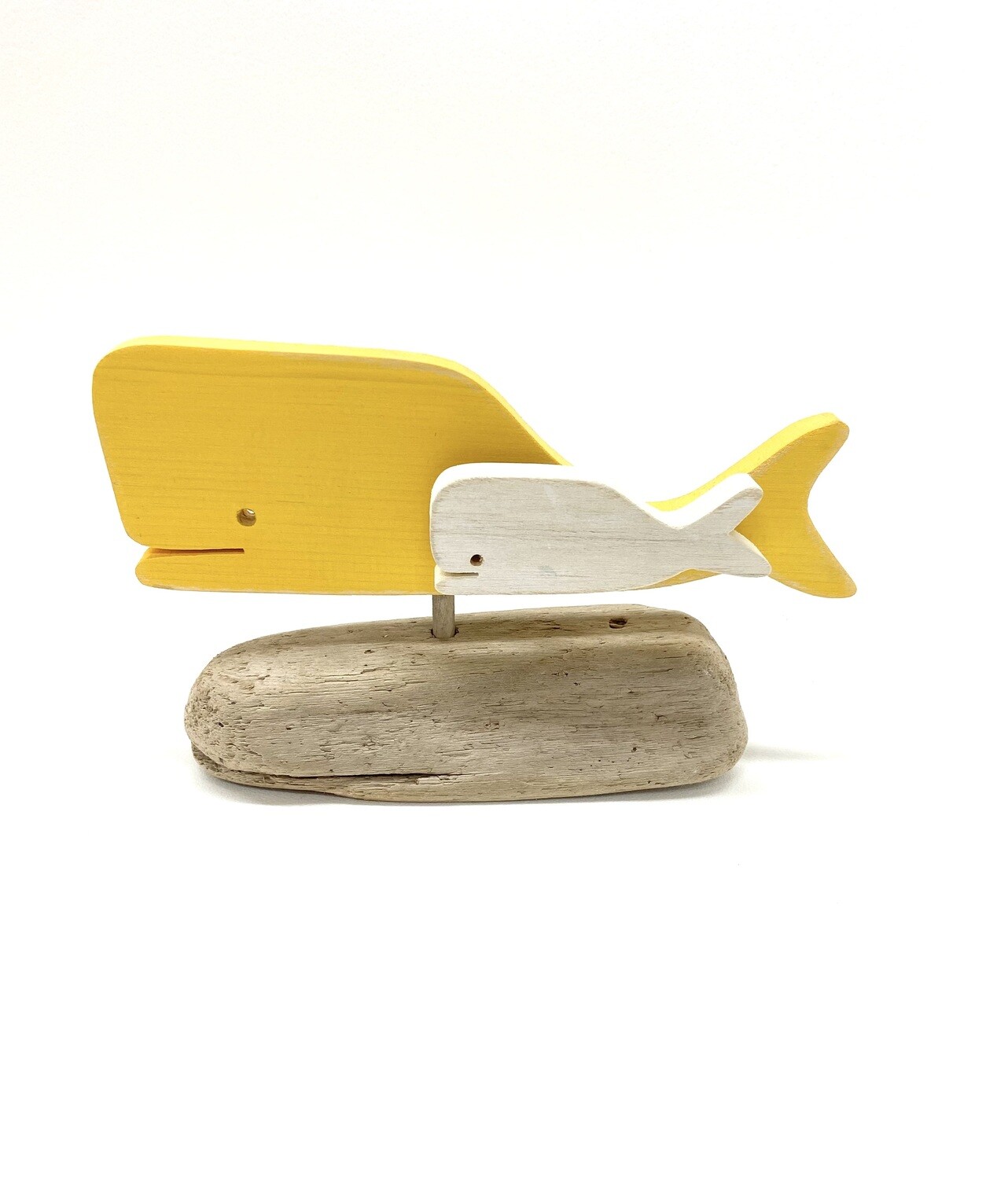 Yellow Whale and Baby- Jerry Walsh