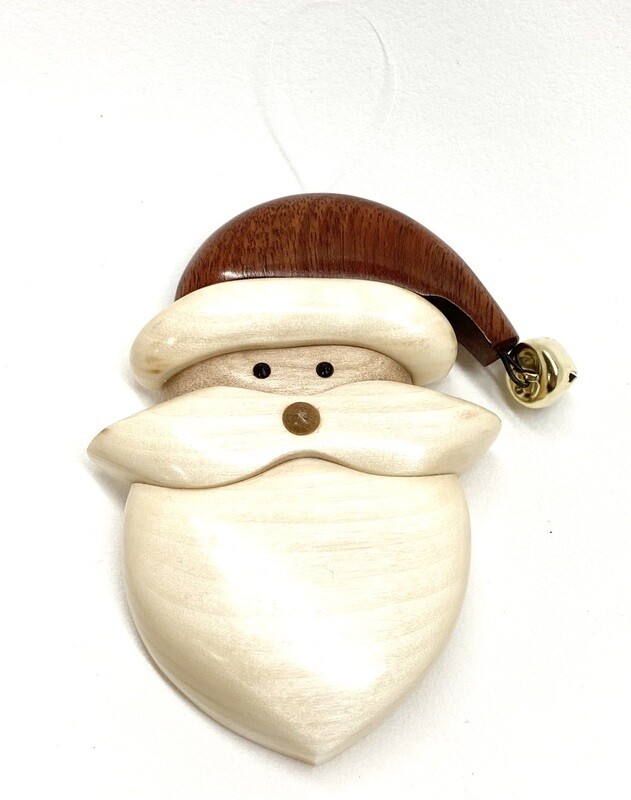 Arbour Santa Ornament