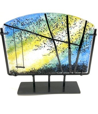 Large Lonesome Swing- Brent Harding Fused Glass