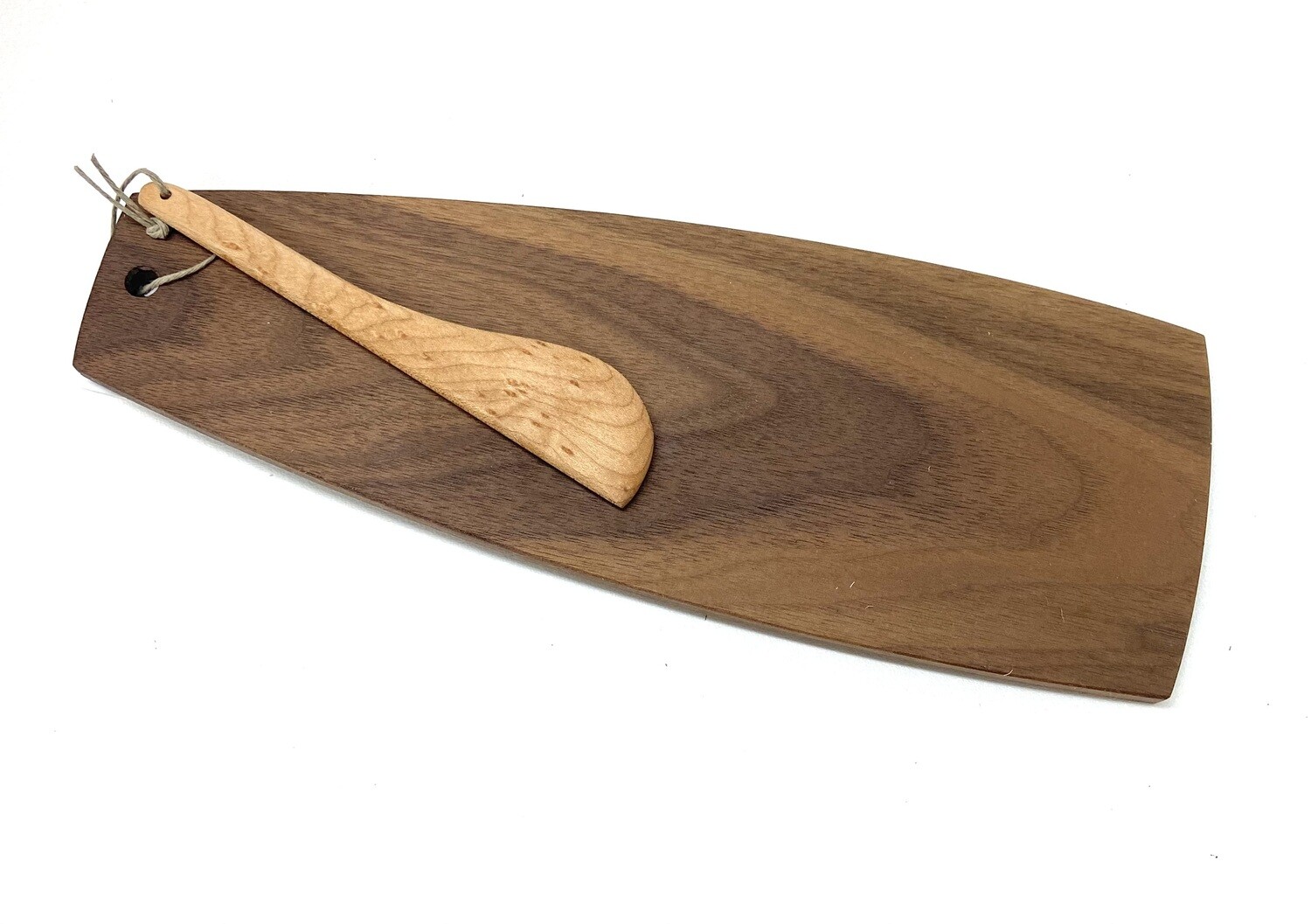 Walnut, Cheese Board With Pate Knife- Brent Rourke