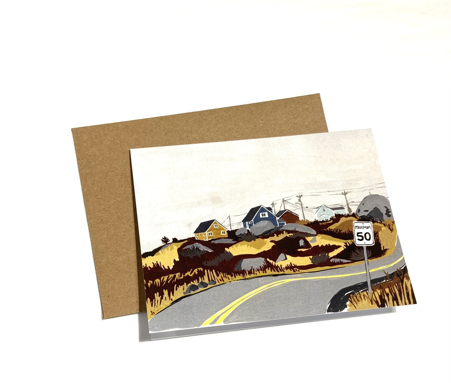 Road to Peggy's Cove Card- Kat Frick Miller