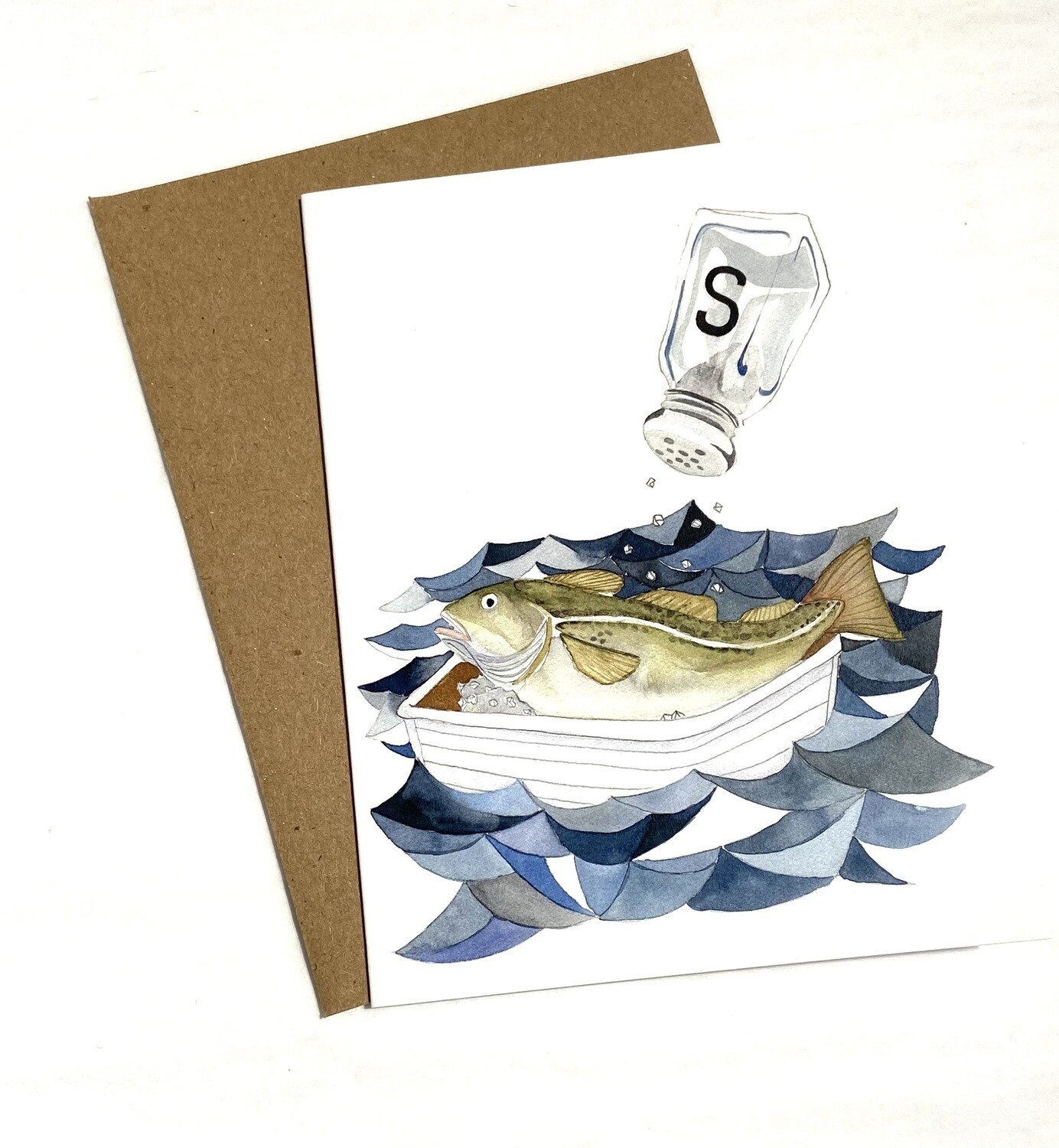 Salt Cod II Card- Kat Frick Miller