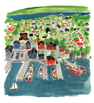 Town of Lunenburg Print- Kat Frick Miller Town of Lunenburg Print- Kat Frick Miller