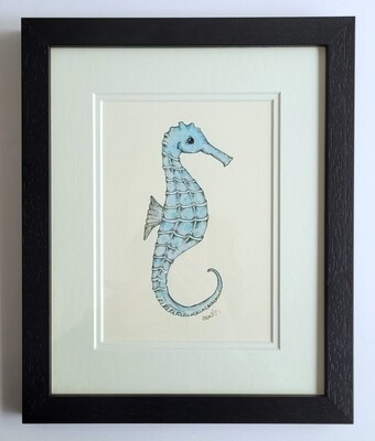 Seahorse Watercolour