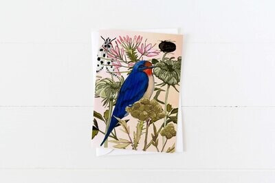 Moth, Beetle, Bird Card- Briana Corr Scott