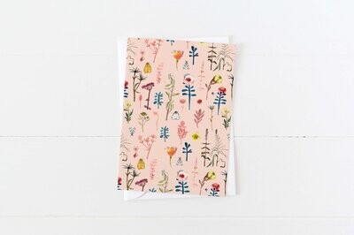 Pink Floral Pattern Card- Briana Corr Scott 