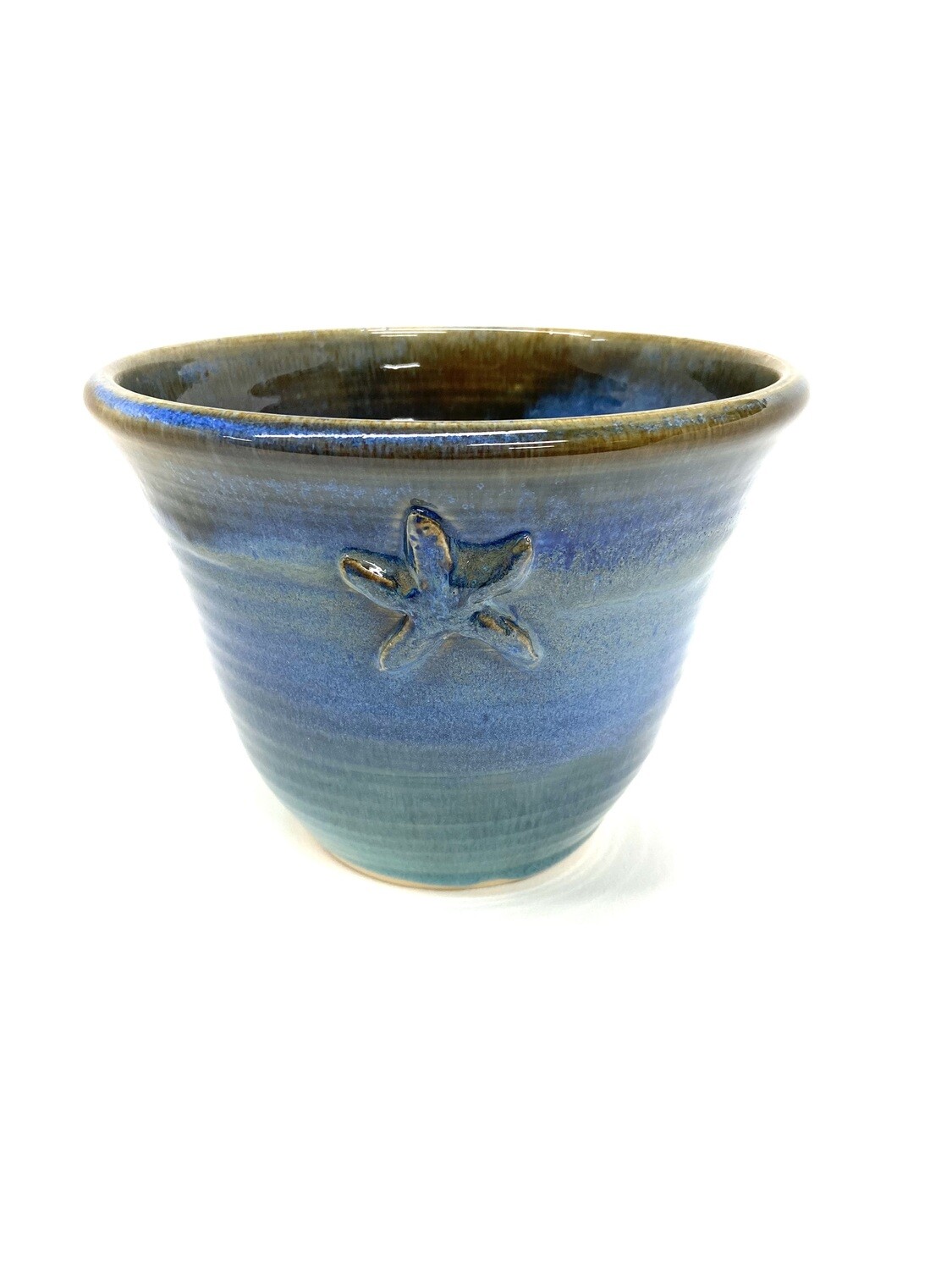 Flower Pot with Starfish- Gloria Dunbar