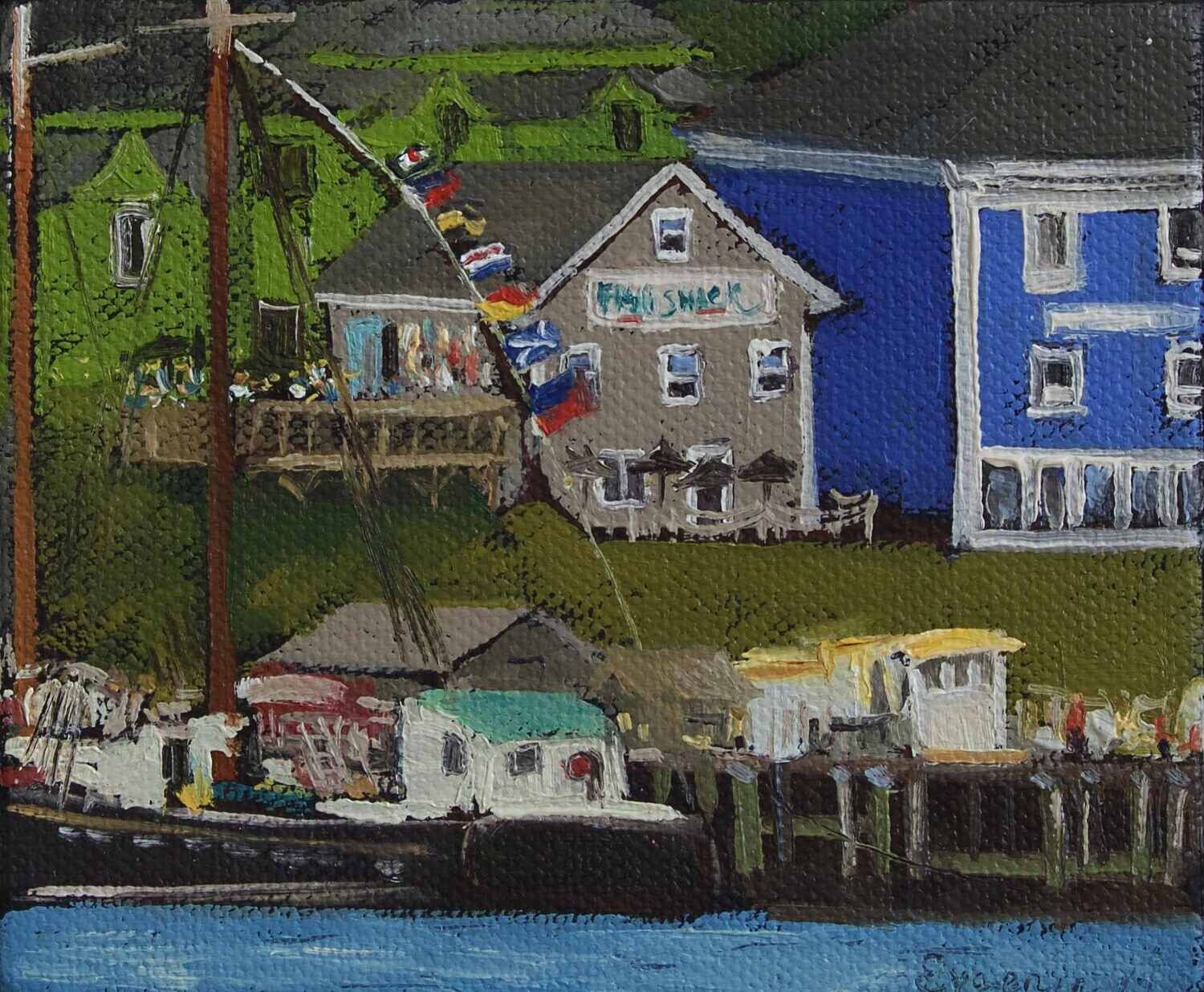In the Harbour. Lunenburg, NS