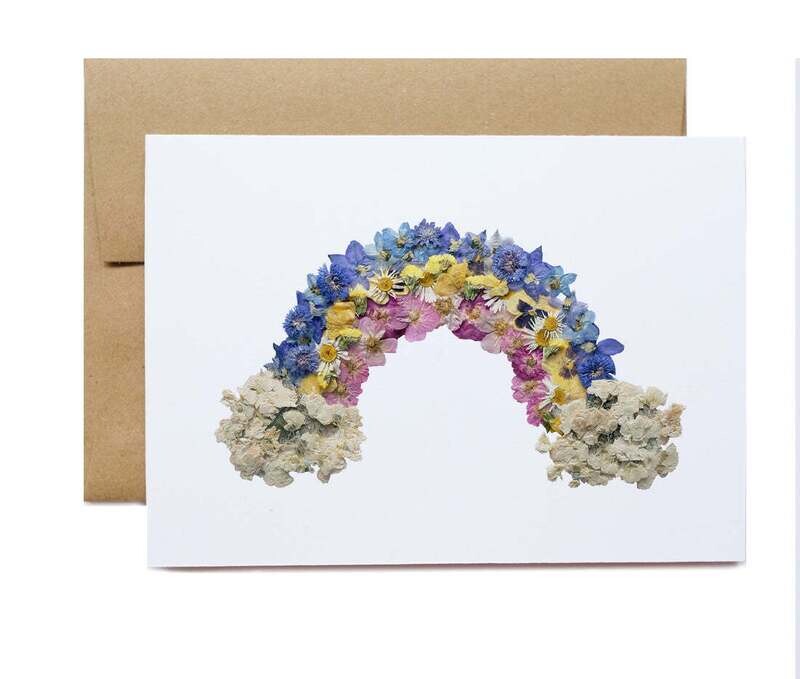 Flower Rainbow Card - Seek & Bloom