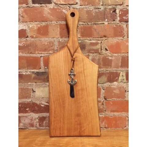 Large Serving Board with Anchor Pate Knife- Basic Spirit 