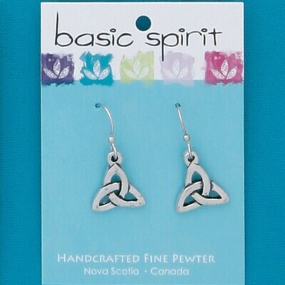 Celtic Pewter Earring- Basic Spirit Celtic Pewter Earring- Basic Spirit