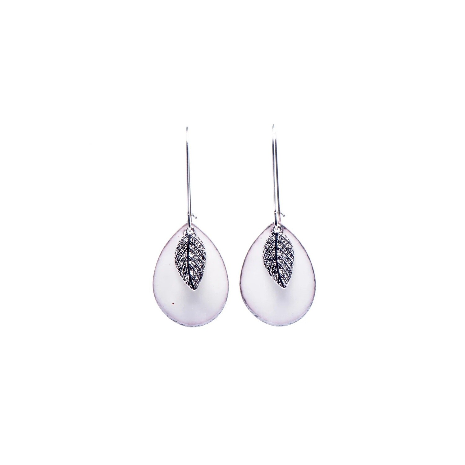 Leaf Drop Ivory Earring- Aflame 