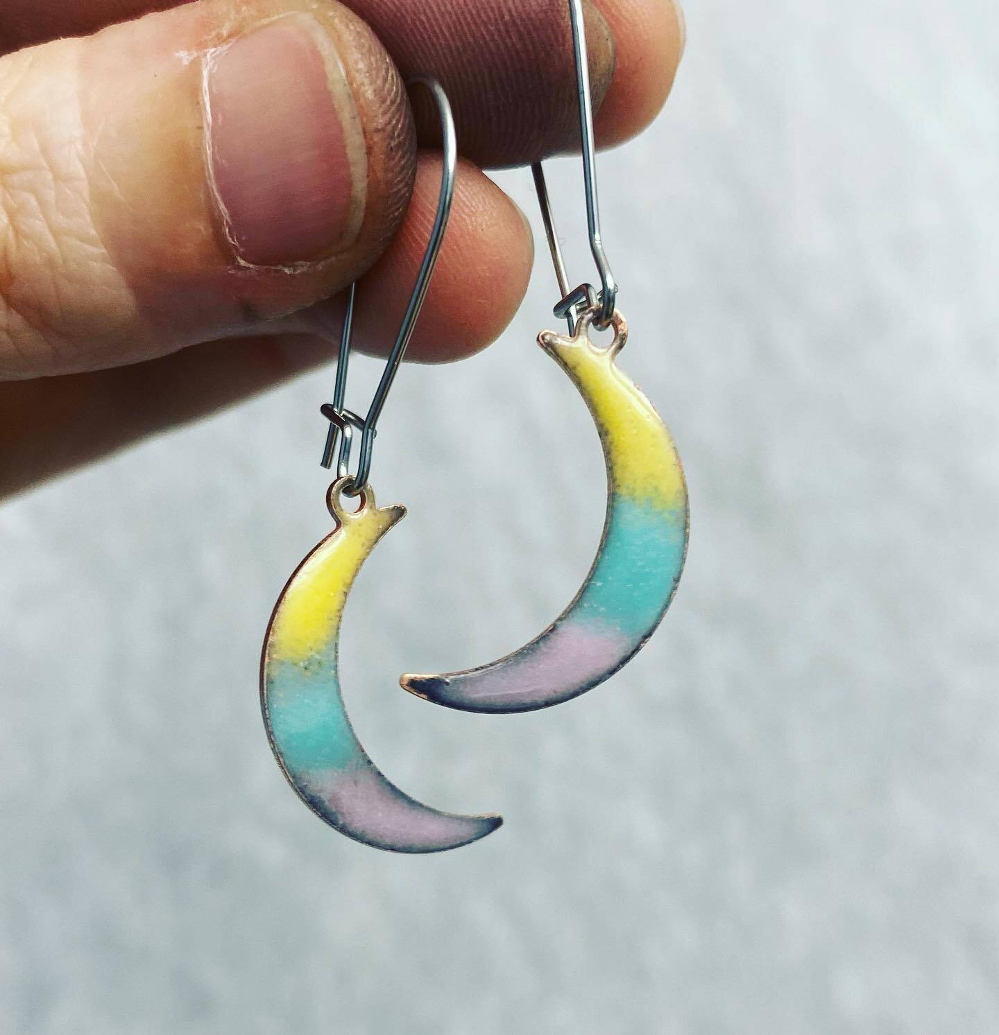 Moon Mist Earrings- Aflame 