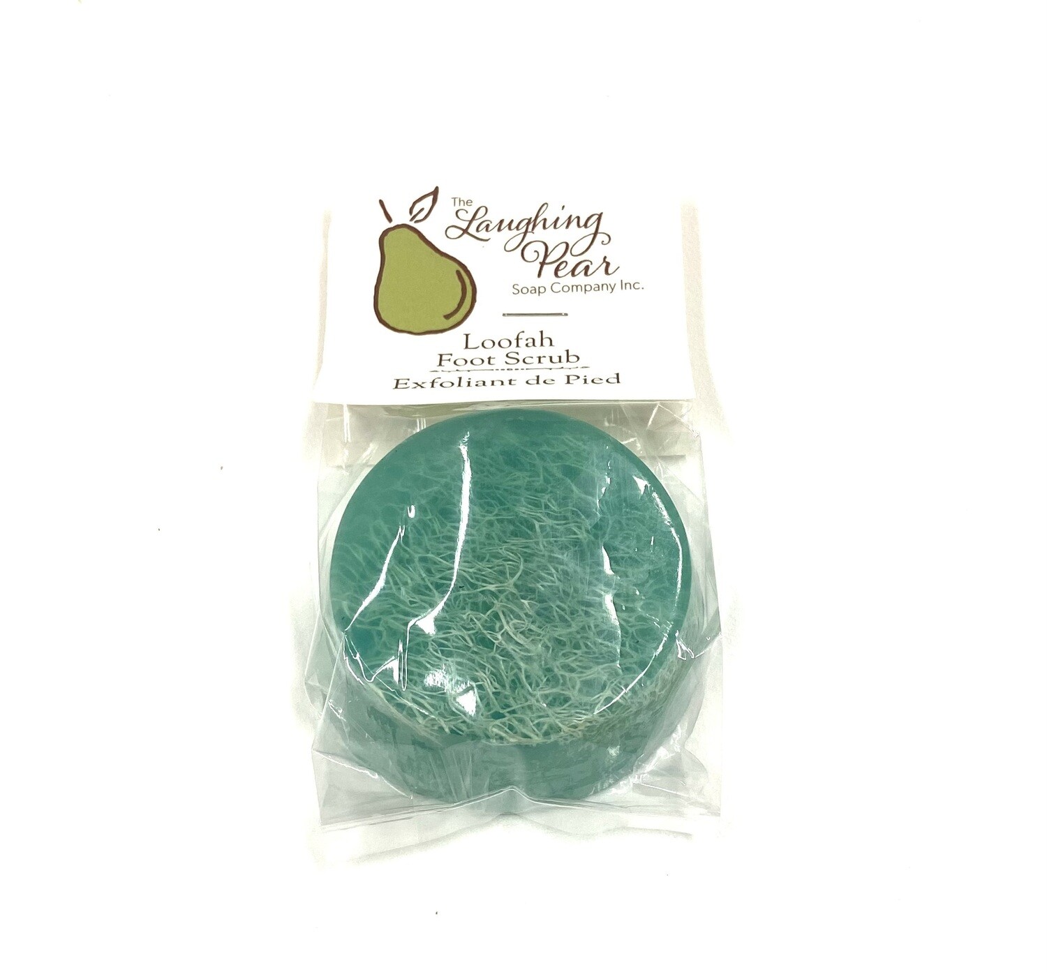 Peppermint Loofah Foot Scrub- Laughing Pear