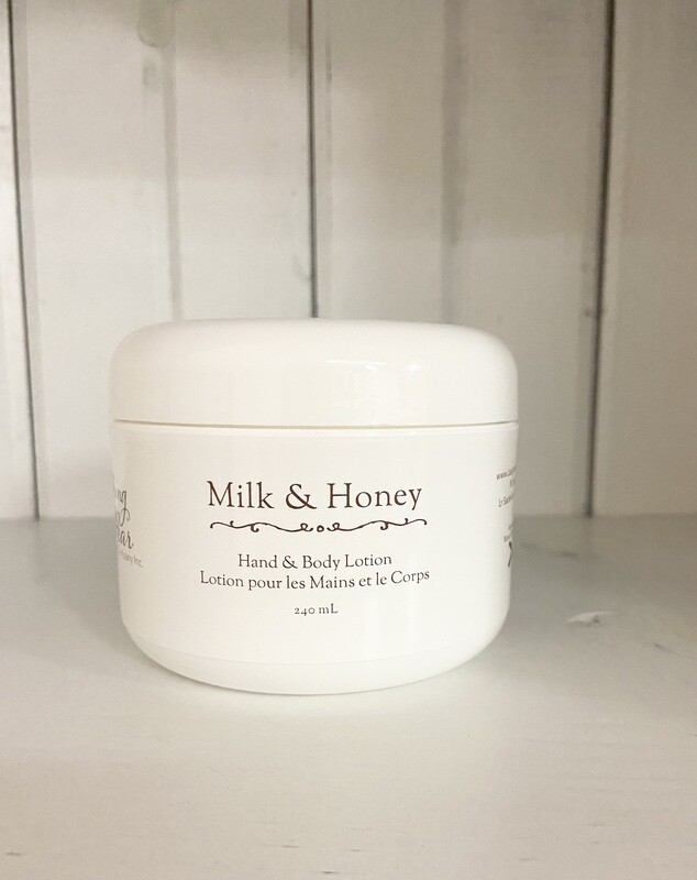 Large Lotion Milk and Honey- Laughing Pear