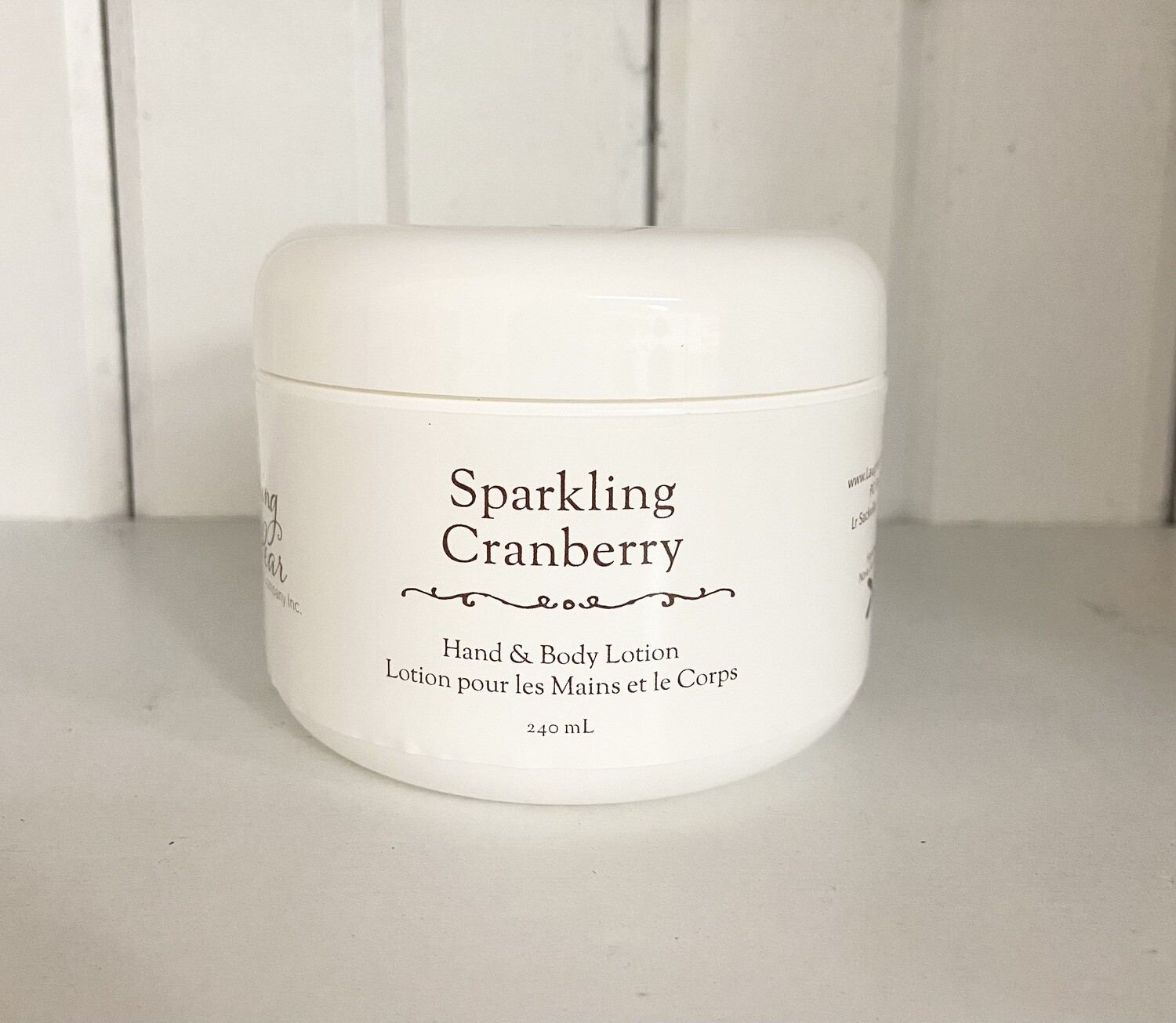 Large Lotion Sparkling Cranberry- Laughing Pear