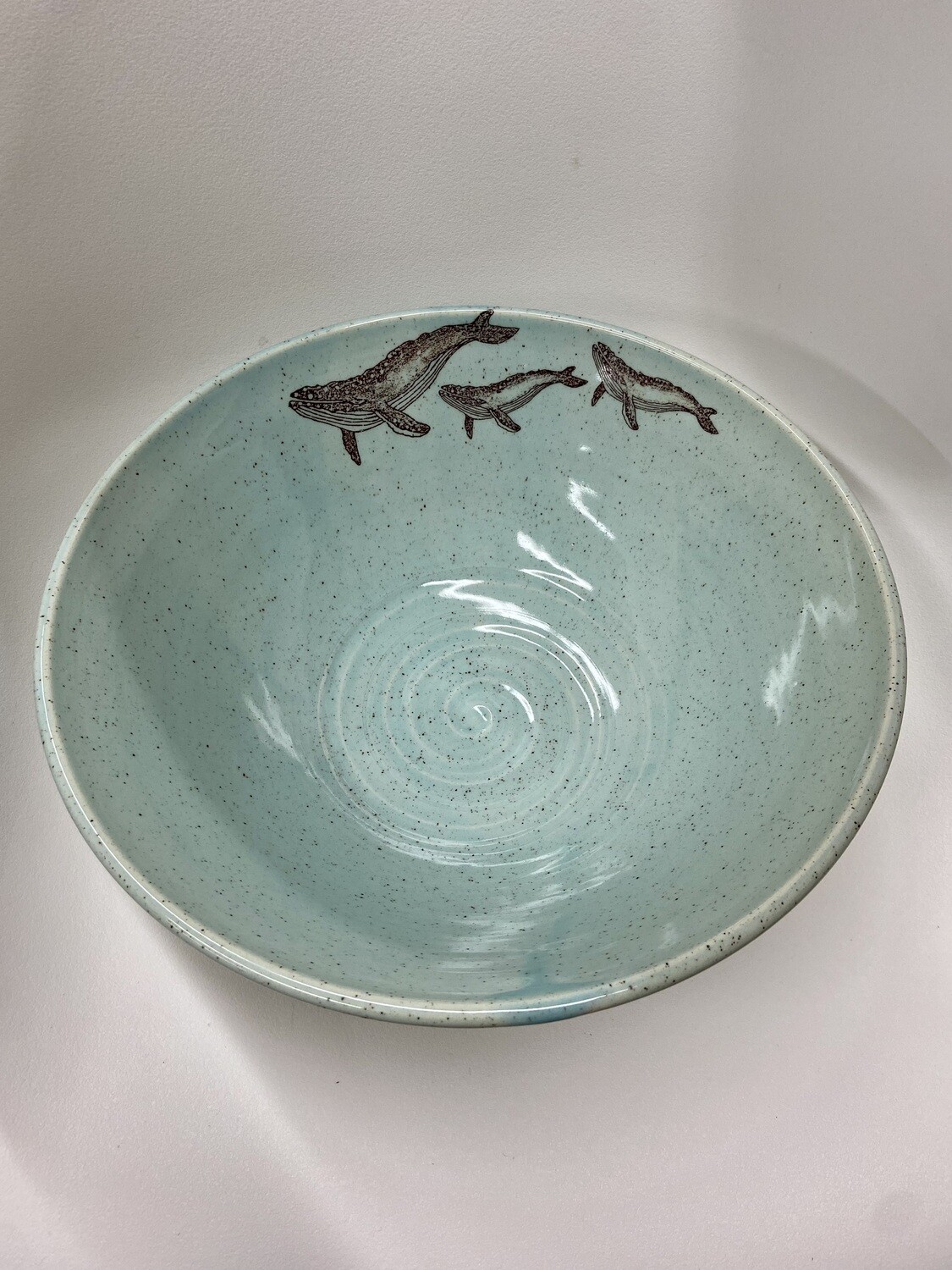 Large Whale Bowl- Seastar Pottery