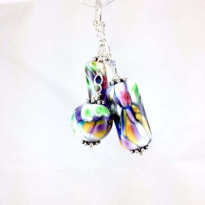 Stain Glass Dangle 18"- Point of View Glass