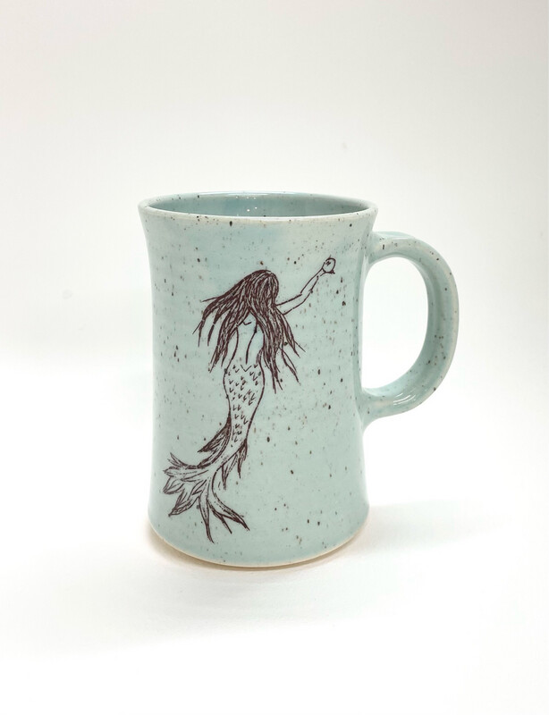 Mermaid Mug- Seastar Pottery 