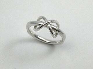 Infinity Ring size 6 ss- Constantine Designs