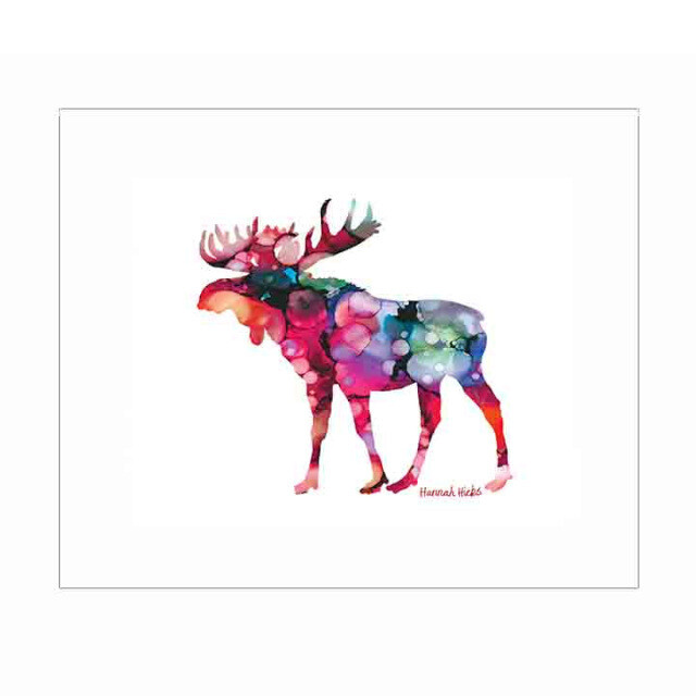 Moose Print- Hannah Hicks Moose Print- Hannah Hicks