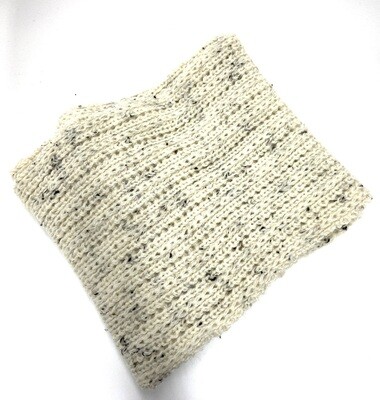 Ecru Nep Infinity Scarf- Northern Watters Knitwear