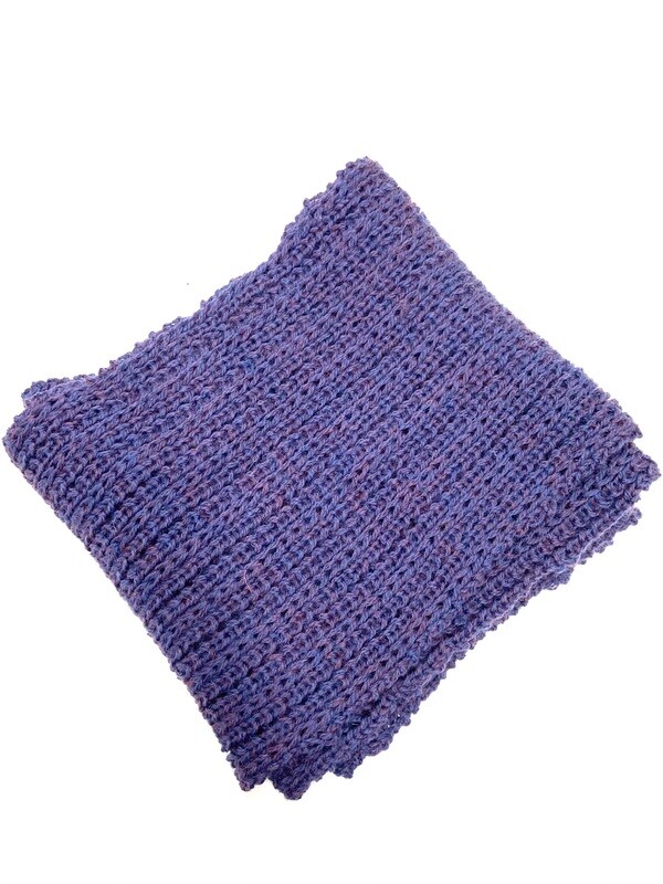 Purple Heather Infinity Scarf- Northern Watters Knitwear