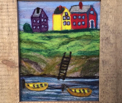 By the Sea, Needle Felting 