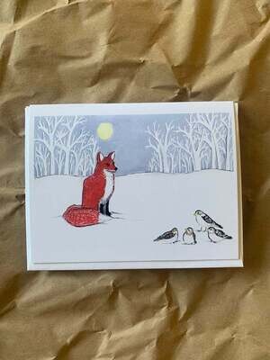 Winter Fox Card- Sarah Duggan 