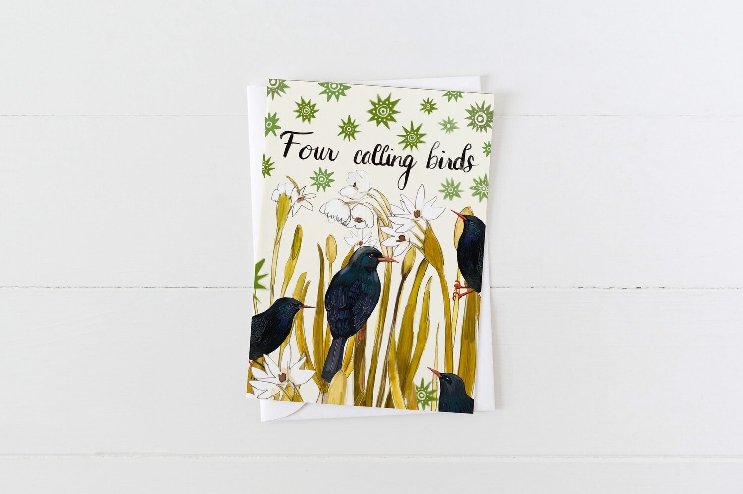 Four Calling Birds Card- Briana Corr Scott 