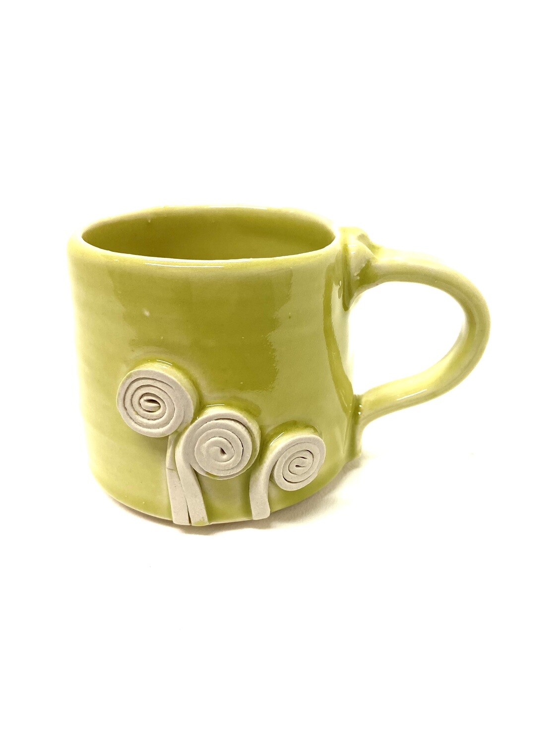 Lime Green Fiddlehead Mug - GA