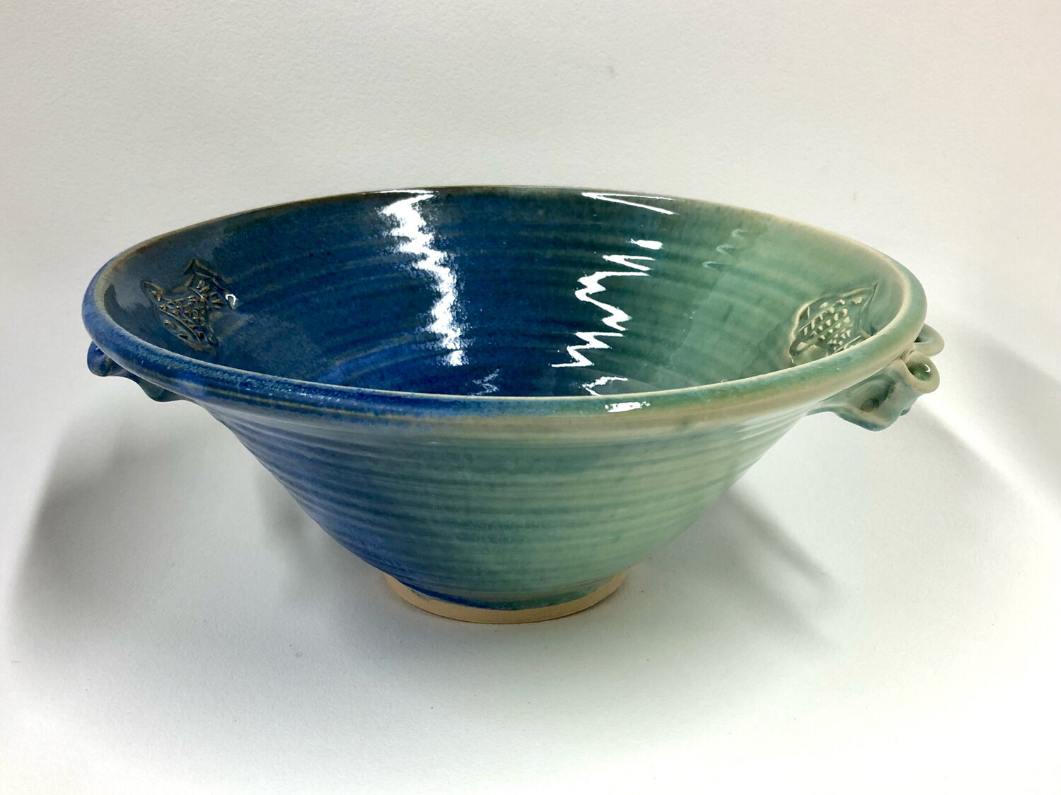 Large Bowl with Handles- Gloria Dunbar