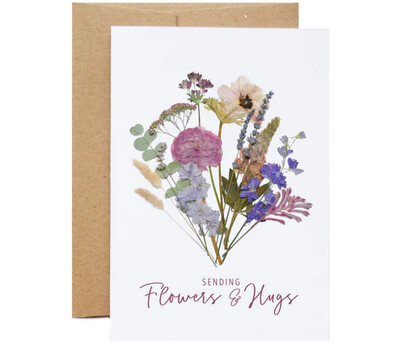 Flowers and Hugs Card- Seek & Bloom