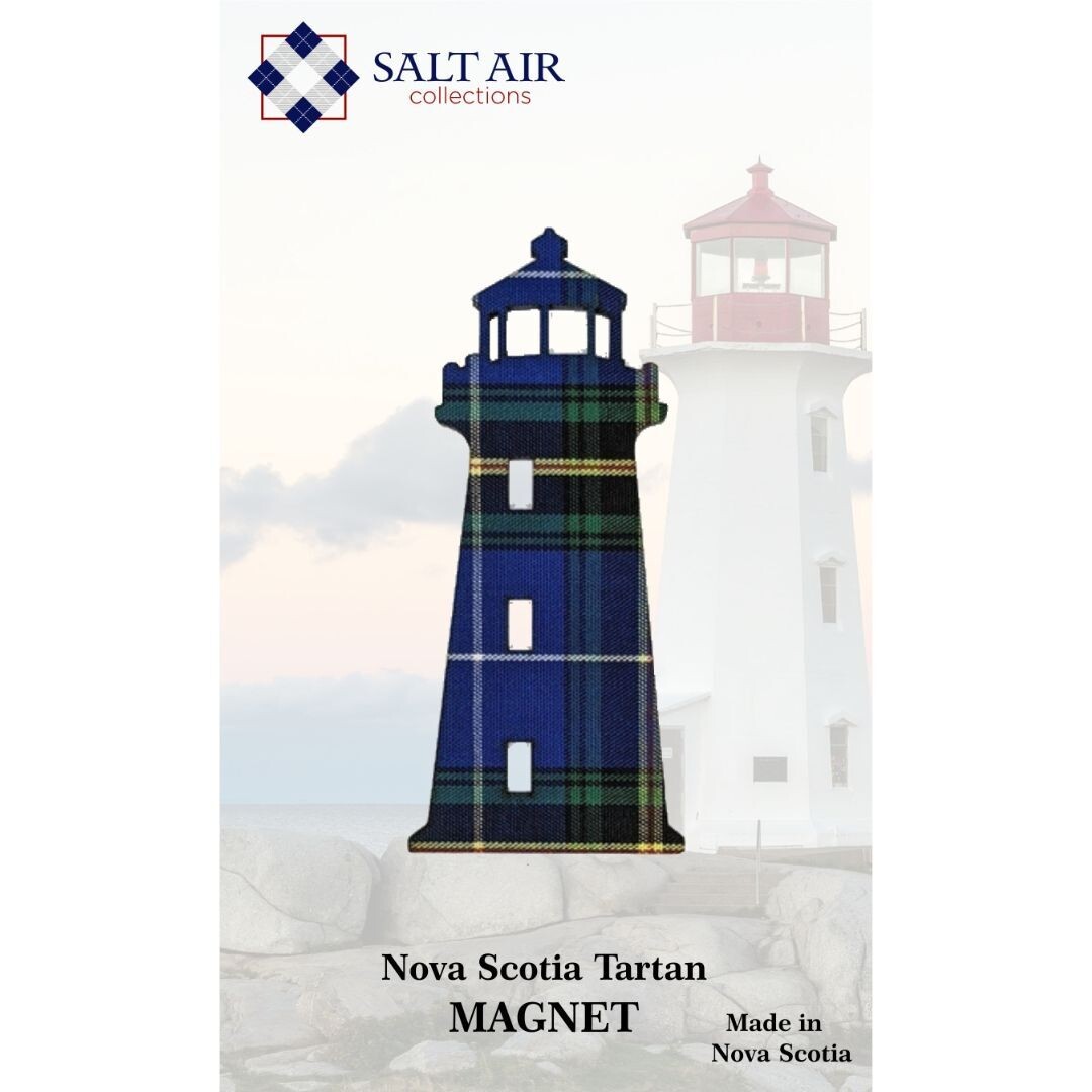 Nova Scotia Tartan Lighthouse Magnet- Salt Air Collections 
