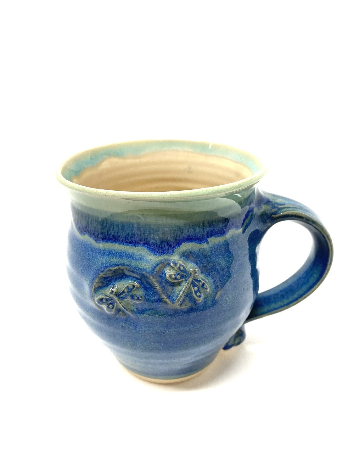 Blue Butterfly Mug Gloria Dunbar