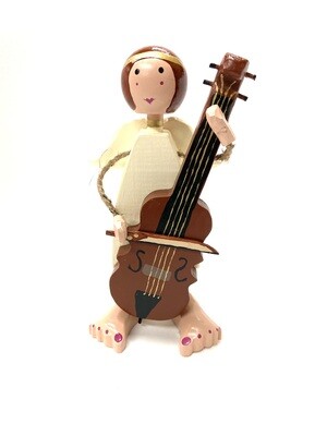 Large Cello Angel- Timberdoodle