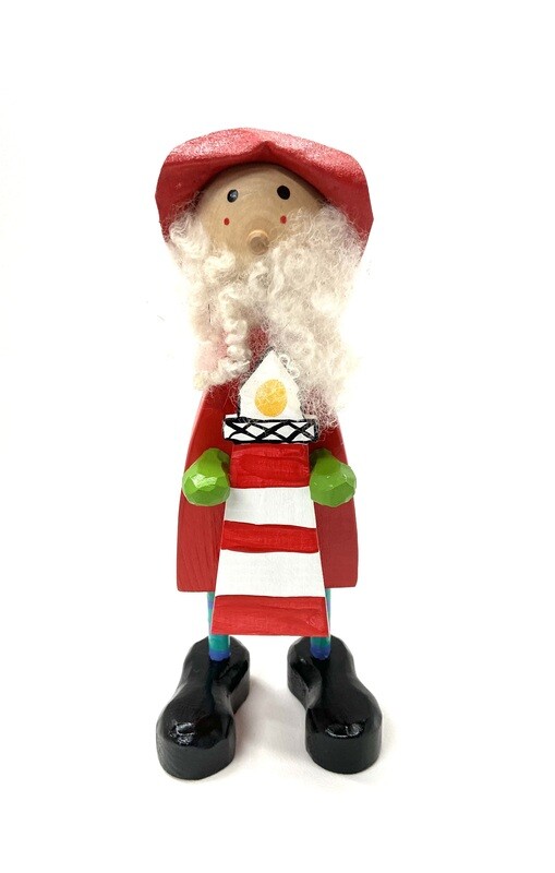 Large Santa with Lighthouse- Timberdoodle